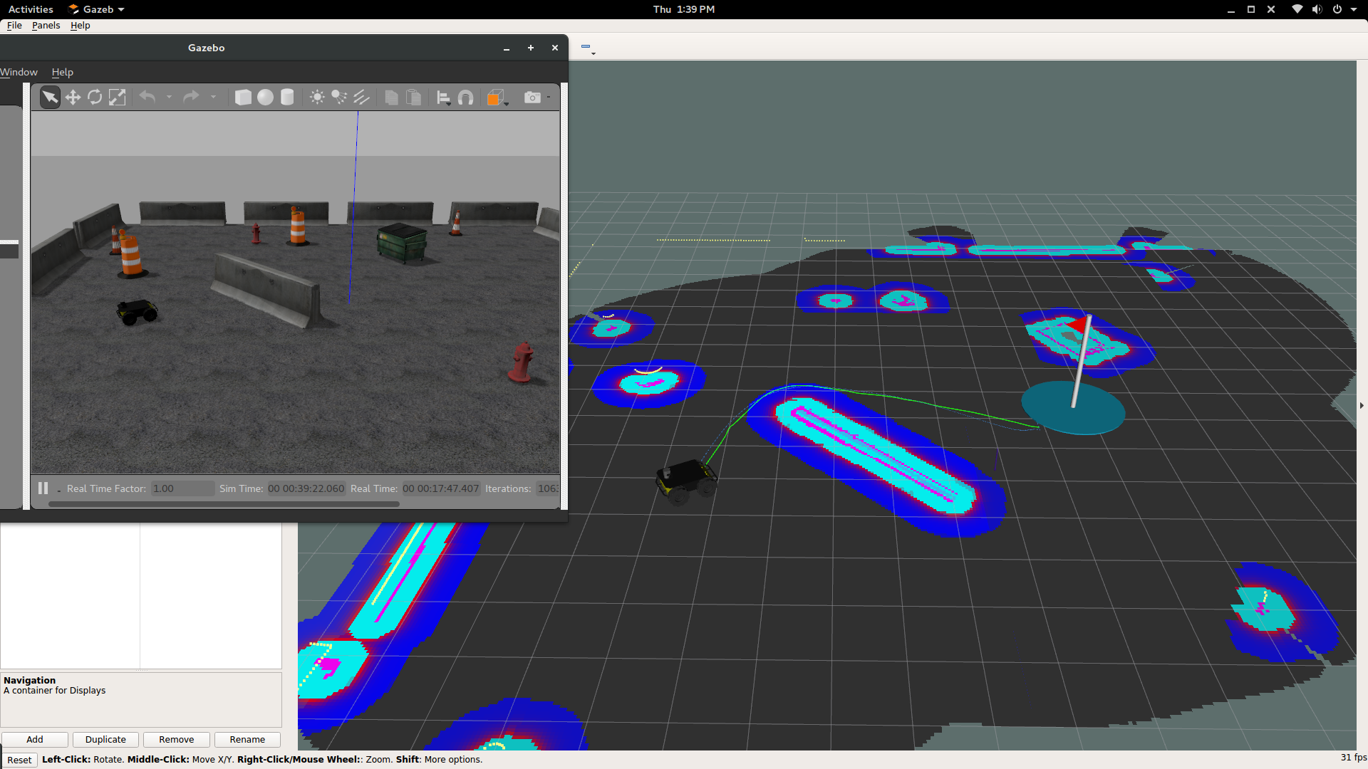 Husky Gazebo Simulation on ROS Kinetic